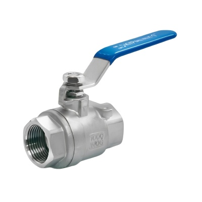 Full Port Two-Piece Ball Valve Screwed End 1000W.O.G